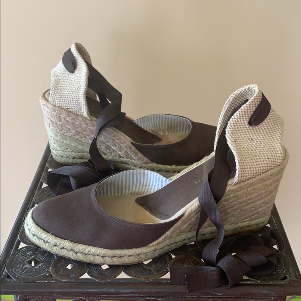 TOMMY HILFIGER Wedge Espadrilles (brown)